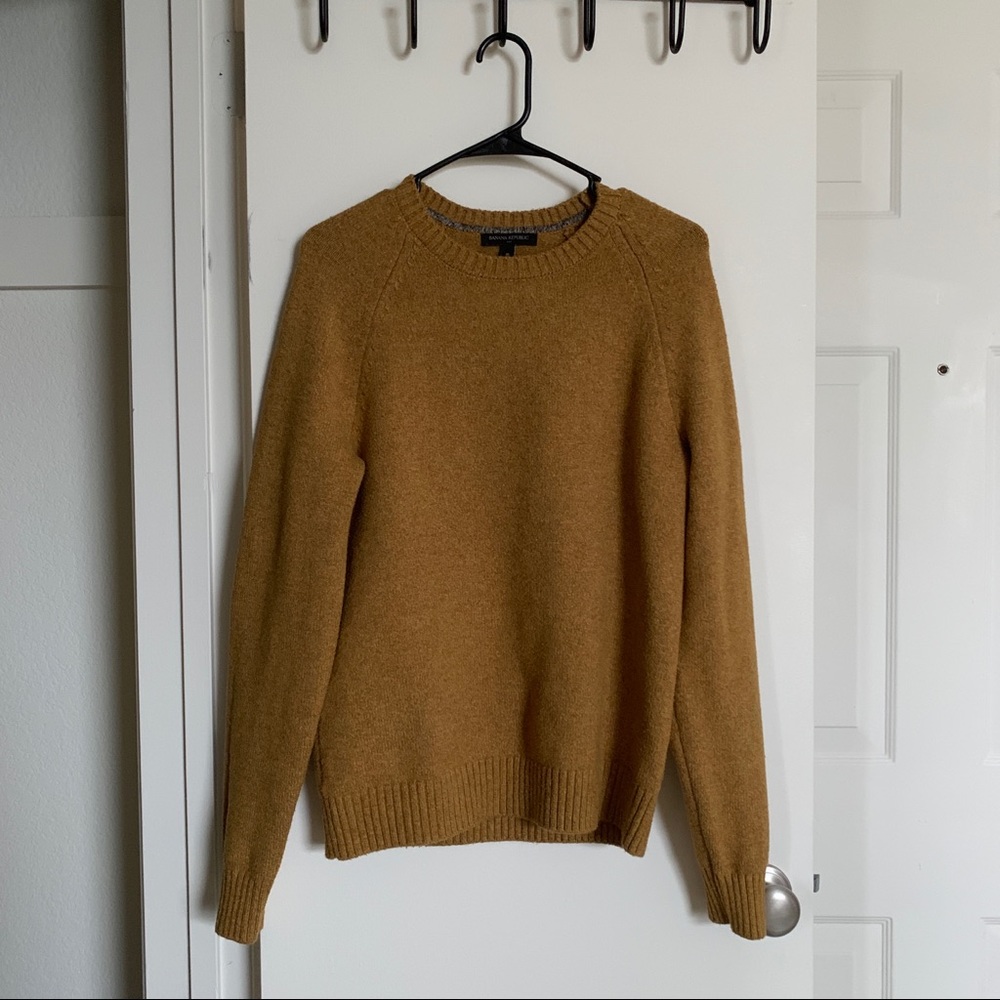 Mustard CrewNeck from Banana Republic